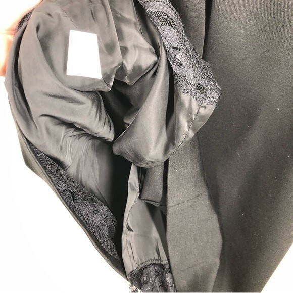 Trina Turk Black Sleeveless Sheath Dress Scoop Neck 4 - Picture 8 of 10